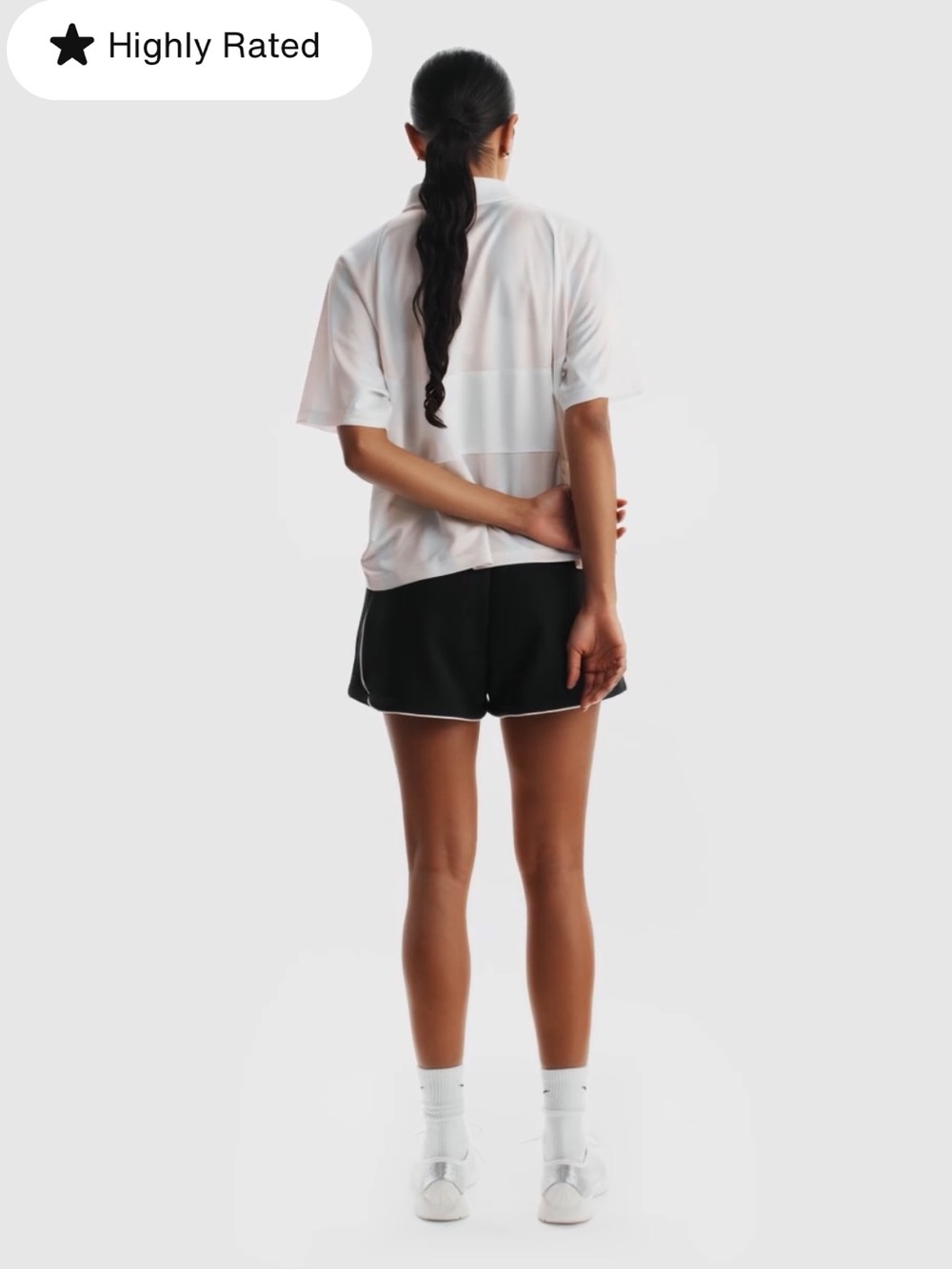 Nike White Polo Crop Top - Picture 13 of 14